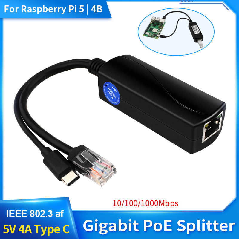 Raspberry Pi 5 ギガビット PoE スプリッタ - Banana Pi Bpi-M5 のレビューと価格