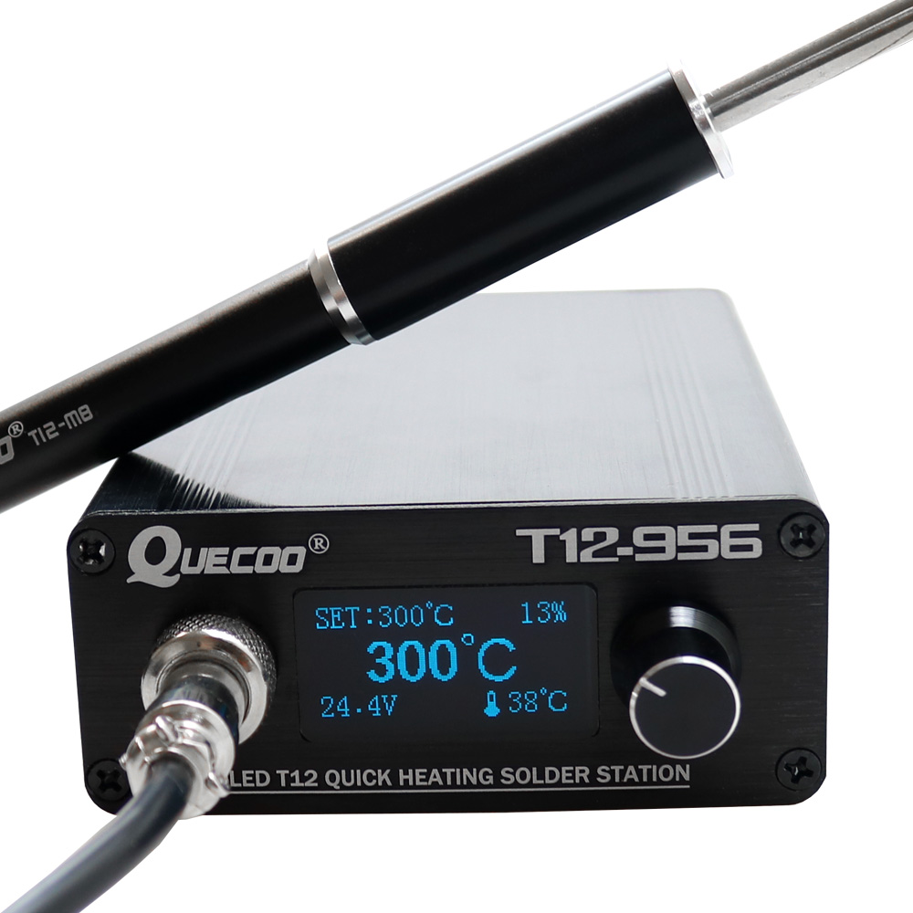 QUECOO T12-956 はんだ付けデジタルステーション - Soldering Station T12 Oled のレビューと価格